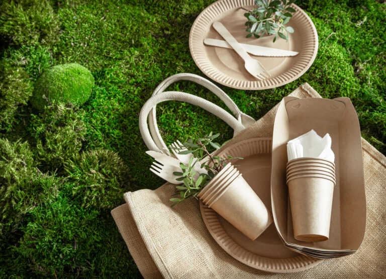 Eco-friendly, stylish, disposable, convenient, beautiful recyclable tableware.
